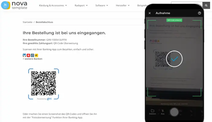 Gini QR code payment