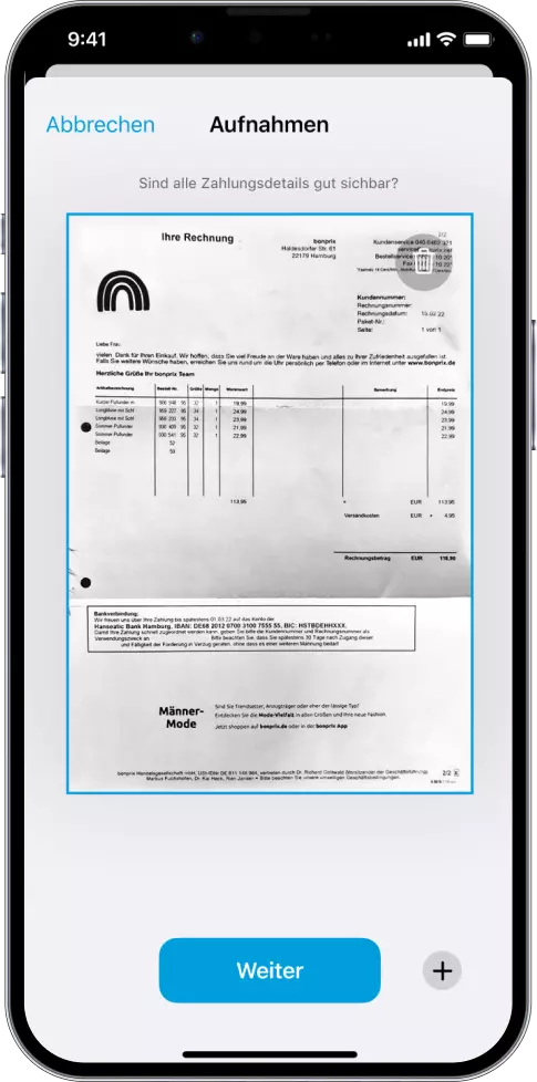 gini-insurance-screen-scan-document